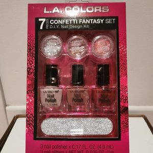 LA colors nail kit bundle